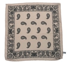 Zadig & Voltaire Polyster Paisley Pattern Rectangle Black Women’s Scarf 27 In