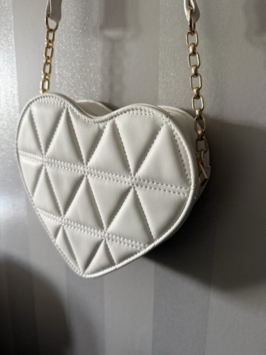 White heart quilted primark - white,
