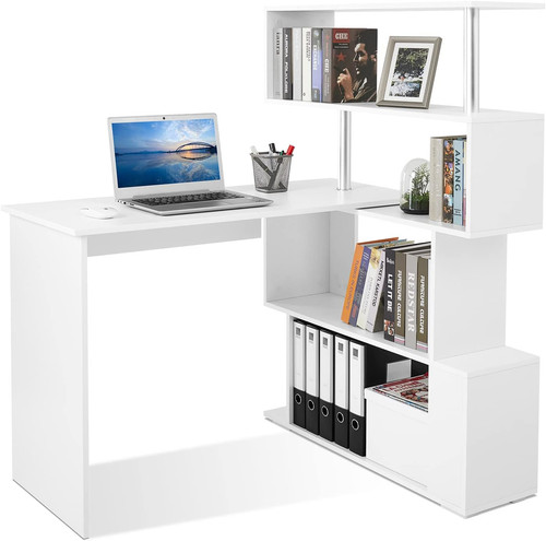 Shaped computer desk corner - shaped,