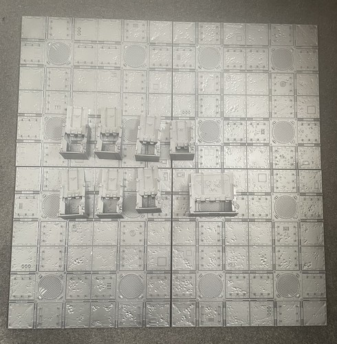 Zone mortalis floor set plates - floor,