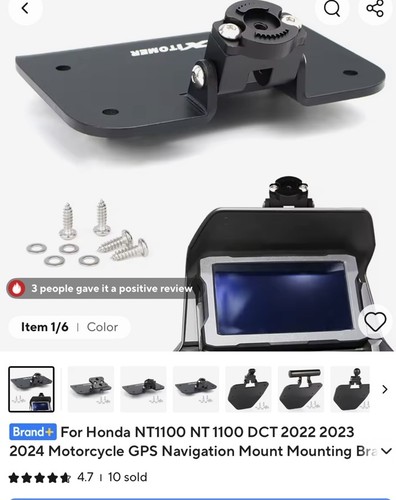 Honda nt1100 sat nav mount - sat,