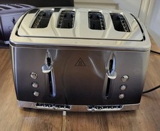 Russell Hobbs Eclipse 4-Slot Toaster - Midnight Blue (2 Slots Do Not Work)