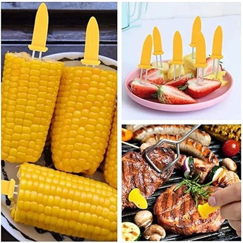 10pcs corn holders stainless - holders,