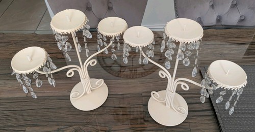 Pair shabby chic chandler - pair,