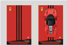 Ferrari Daytona SP3 42143 wall