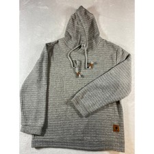 SIIMHWRSS Mens Grey Quilted