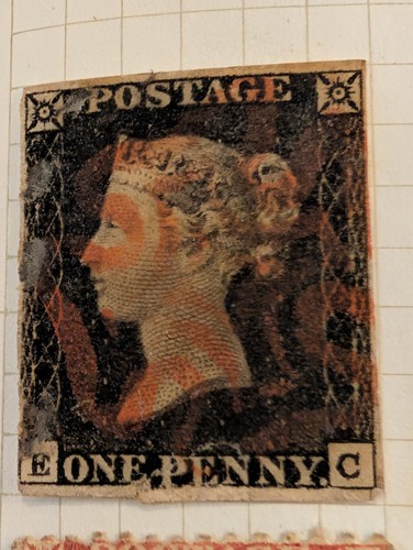 1840 penny black sg2 - sg2, used