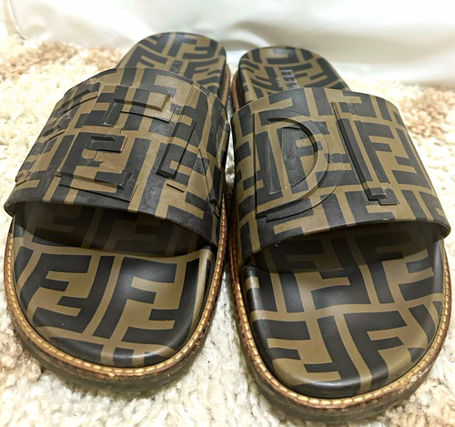 Fendi logo leather - fendi,