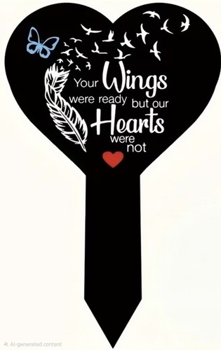 Memorial stake grave marker - stake,