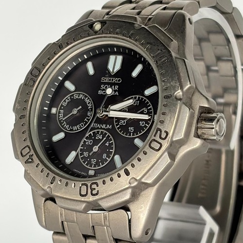 Seiko scuba watch men solar - watch,