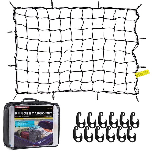 Roof rack latex cargo net - roof,