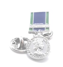 general service medal lapel badge northern ireland british army 25mm high gsm