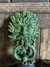 Cast iron hanging green man - iron,