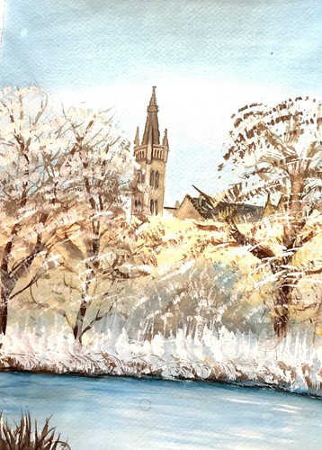 Original water colour - water, painting