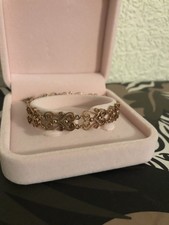 ANTIQUE 9CT GOLD SCROLLED
