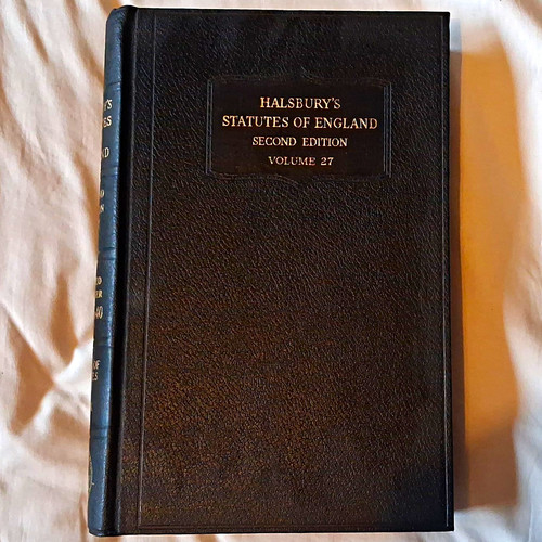 Halsbury statutes england - halsbury's, of