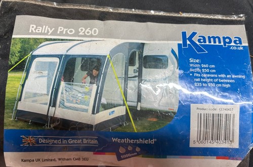 Kampa rally pro - pro, awning