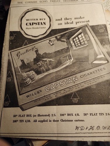 Sk252 ephemera 1937 advert - sk252,