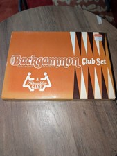 ORIGINAL BOXED PETRUSHKIN BACKGAMMON CLUB SET  