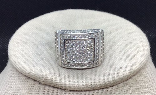 Mens silver tone - chunky, &