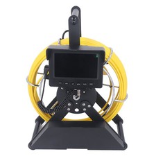 Sewer Camera 4.3" Plumbing Pipe Snake Cam Endoscope Chimney Inspection Equipment