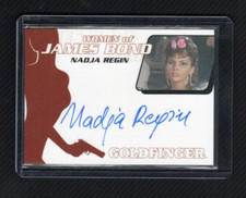James Bond Women Archives 2014 Autograph Auto WA50 Nadja Regin Bonita Goldfinger