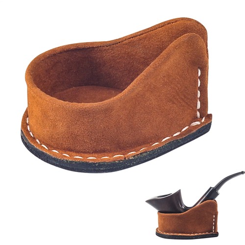 Leather pipe stand rack - pipe,