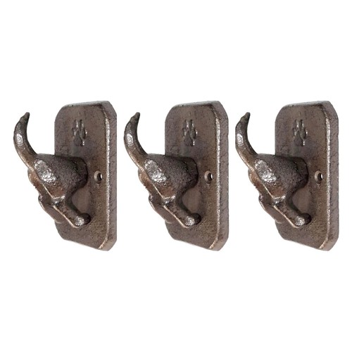 3pc cast iron dog tail - iron,