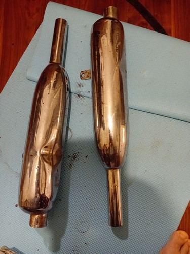 Triumph silencers tr6c - s/s,