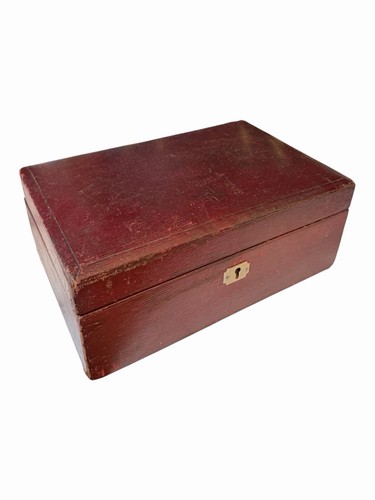 Victorian c1875 leather bound - leather,