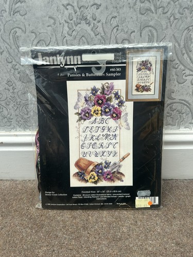 Vintage janlynn pansies - vintage,