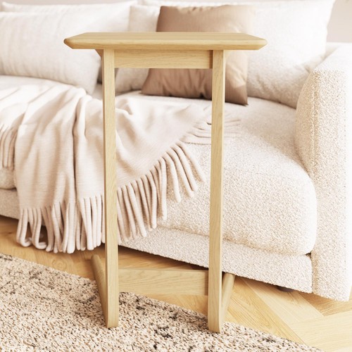 Angled sofa table traditional - angled,