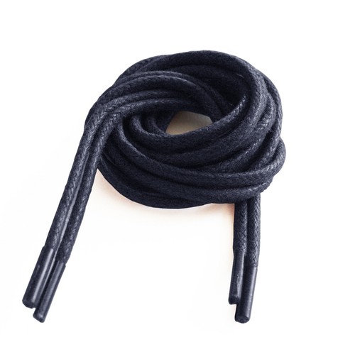 Waxed shoelaces 5mm dress - 2.5mm,