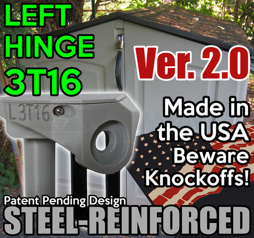Steel core left hinge part - left,