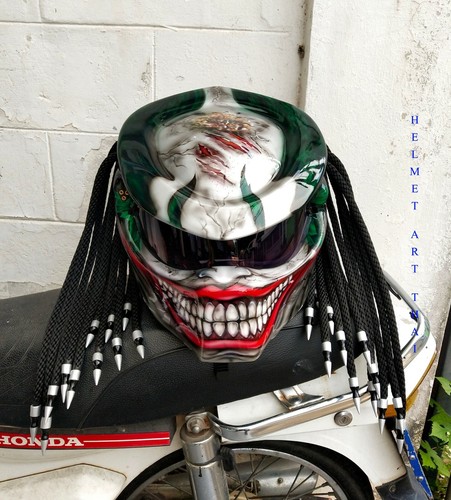 Joker custom motorcycle helmet - joker,