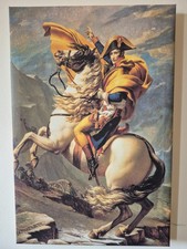 J.L. David Napoleon Alps Vintage Canvas Wall Art Print Picture