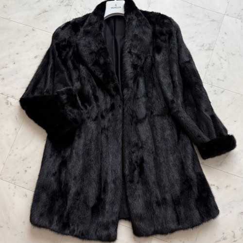 Saga mink real fur - real, coat