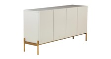 DFS Zita Beige & Gold Effect Bi Fold Sideboard RRP £709