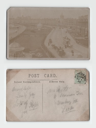 Vintage postcard morecambe - postcard,