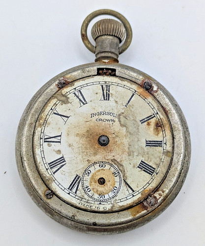 Ingersoll crown pocket watch - crown,
