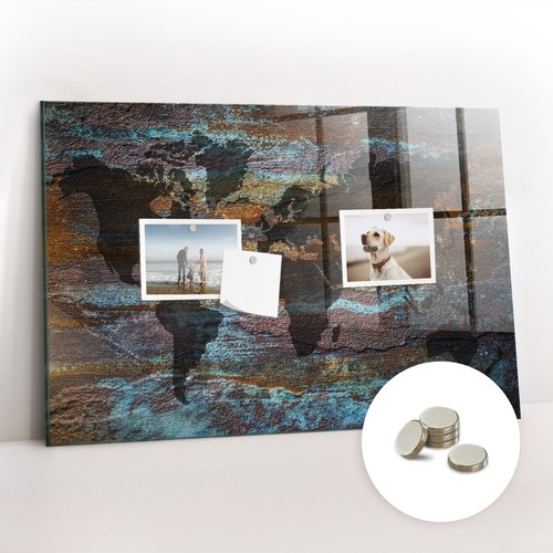 Glass magnetic notice - glass,