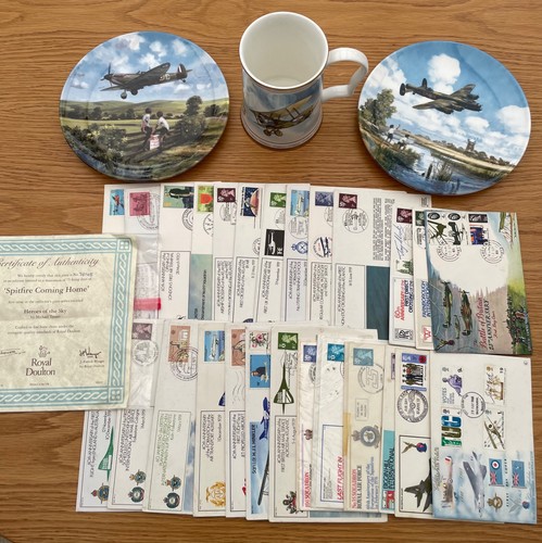Royal doulton aviation plates - doulton,
