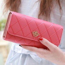 Ladies Women PU Leather Wallet