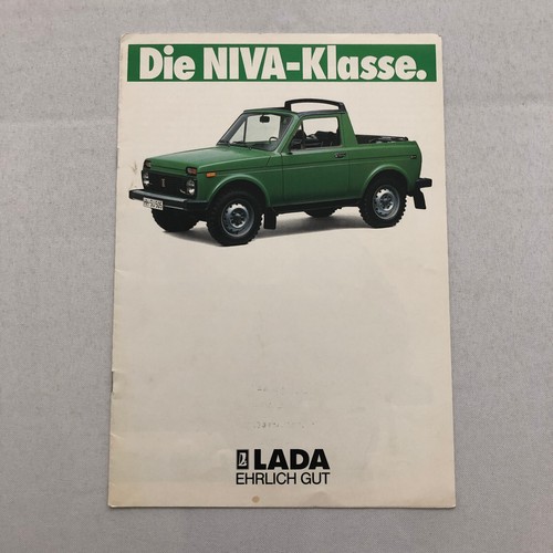 Lada niva car sales brochure - niva,