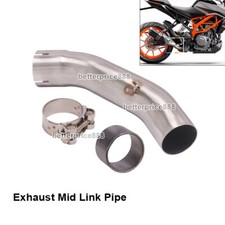 Slip On Exhaust Middle Link Pipe Modified For 125 250 390 ADV 125 250 390 Duke