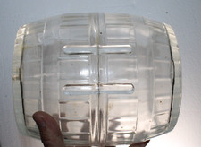 Vintage glass barrel - glass, keg