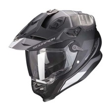 Scorpion ADF-9000 Desert Adventure Moto Motorcycle Helmet Black / Silver
