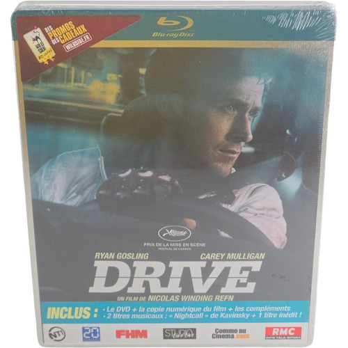 Drive steelbook blu ray dvd - +,
