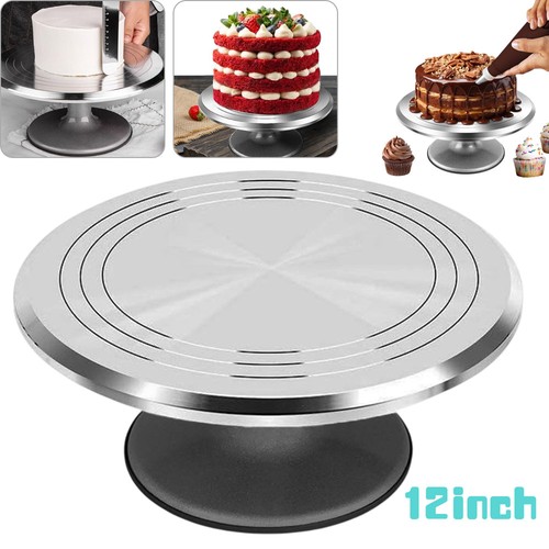 Cake turntable aluminum - turntable, 12''