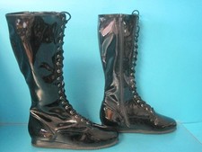 PRO WRESTLING LONG BOOTS BLACK